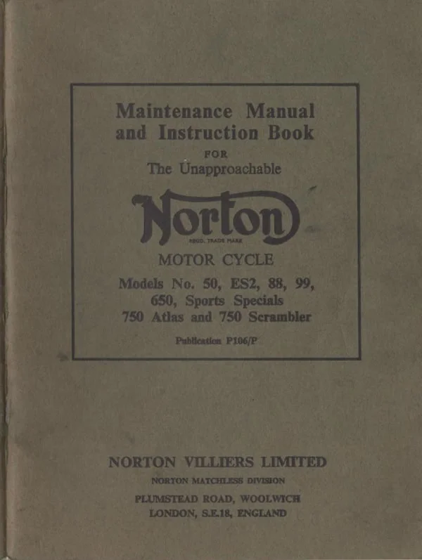 Early Norton Wiring Diagrams