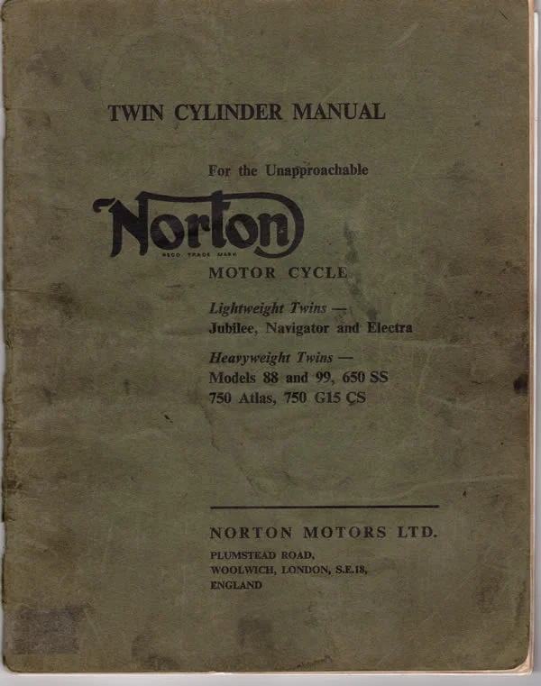 Early Norton Wiring Diagrams