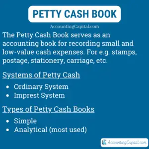 Petty Cash Book | Types | Example | Format | Entry | Downloads