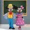 Disney Mickey Minnie Mouse Cartoon Mascot Costume for Adults