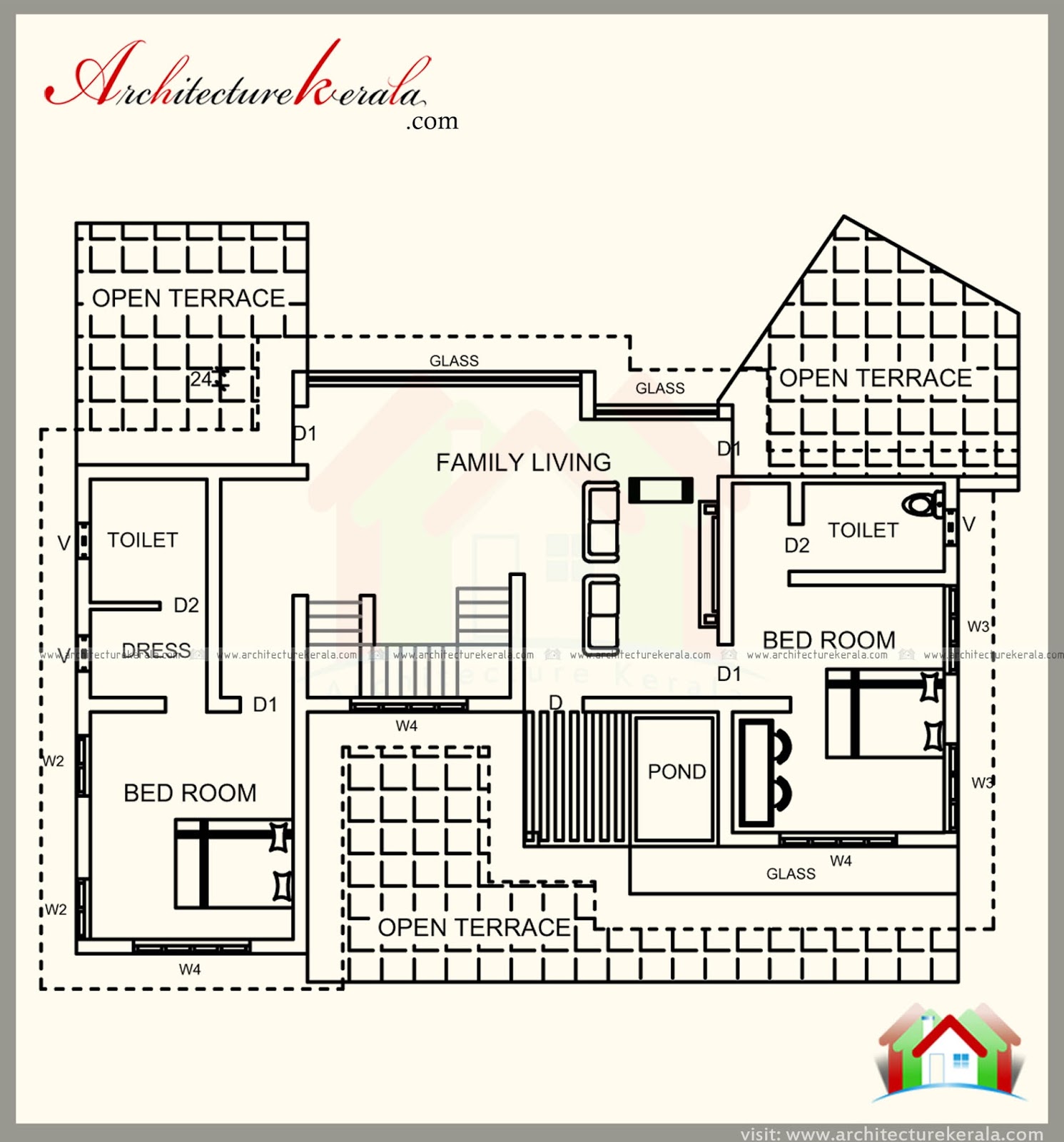 3000 Square Feet House Plan With 5 Bedrooms Acha Home - vrogue.co