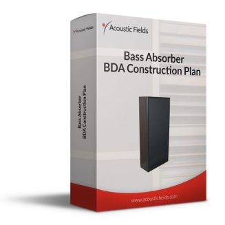 Mockup of a DIY Bass Trap Bass Absorber Plan