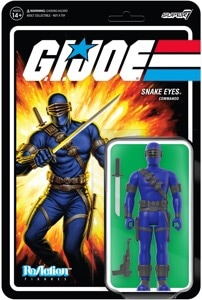 G.I. Joe Super7 ReAction Snake Eyes (Cartoon V2)