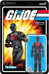 G.I. Joe Super7 ReAction Snake Eyes (Pyramid Of Darkness)