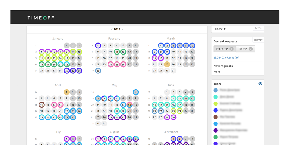 TIMEOFF.GURU - best time off tracker