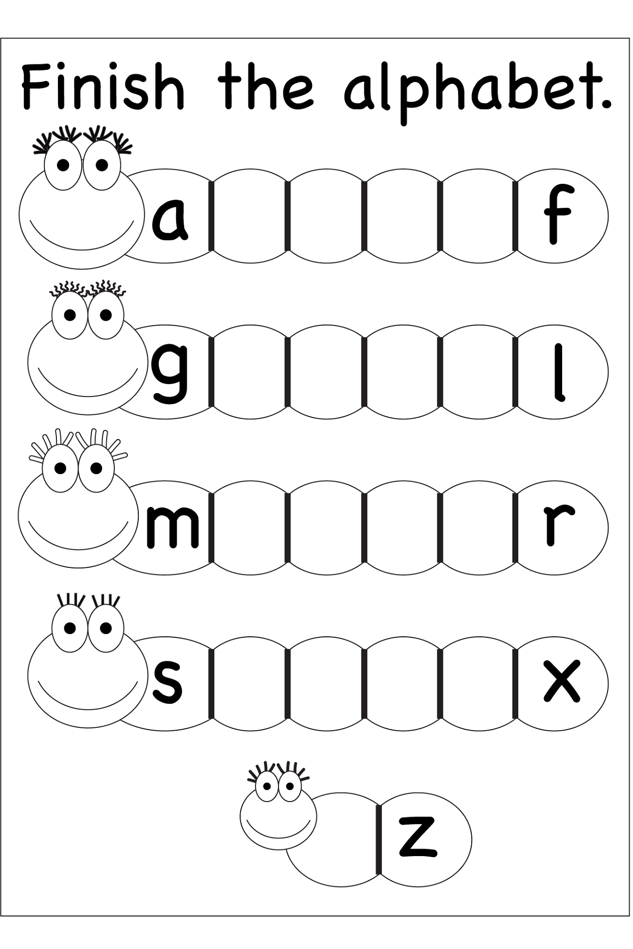 Pre K Work Sheet