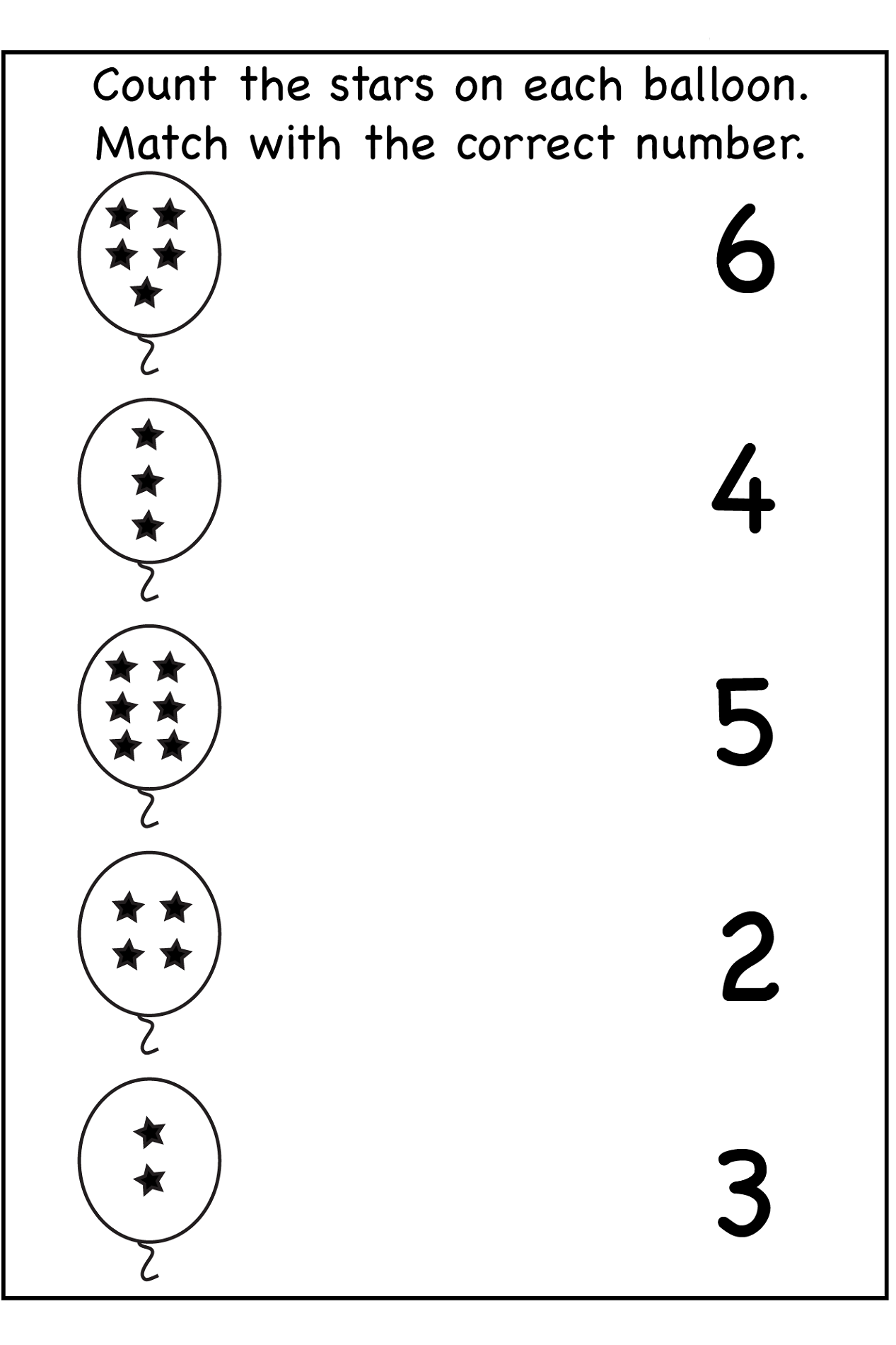 pre k worksheets number activity shelter - pre k numbers 1 to 10 ...