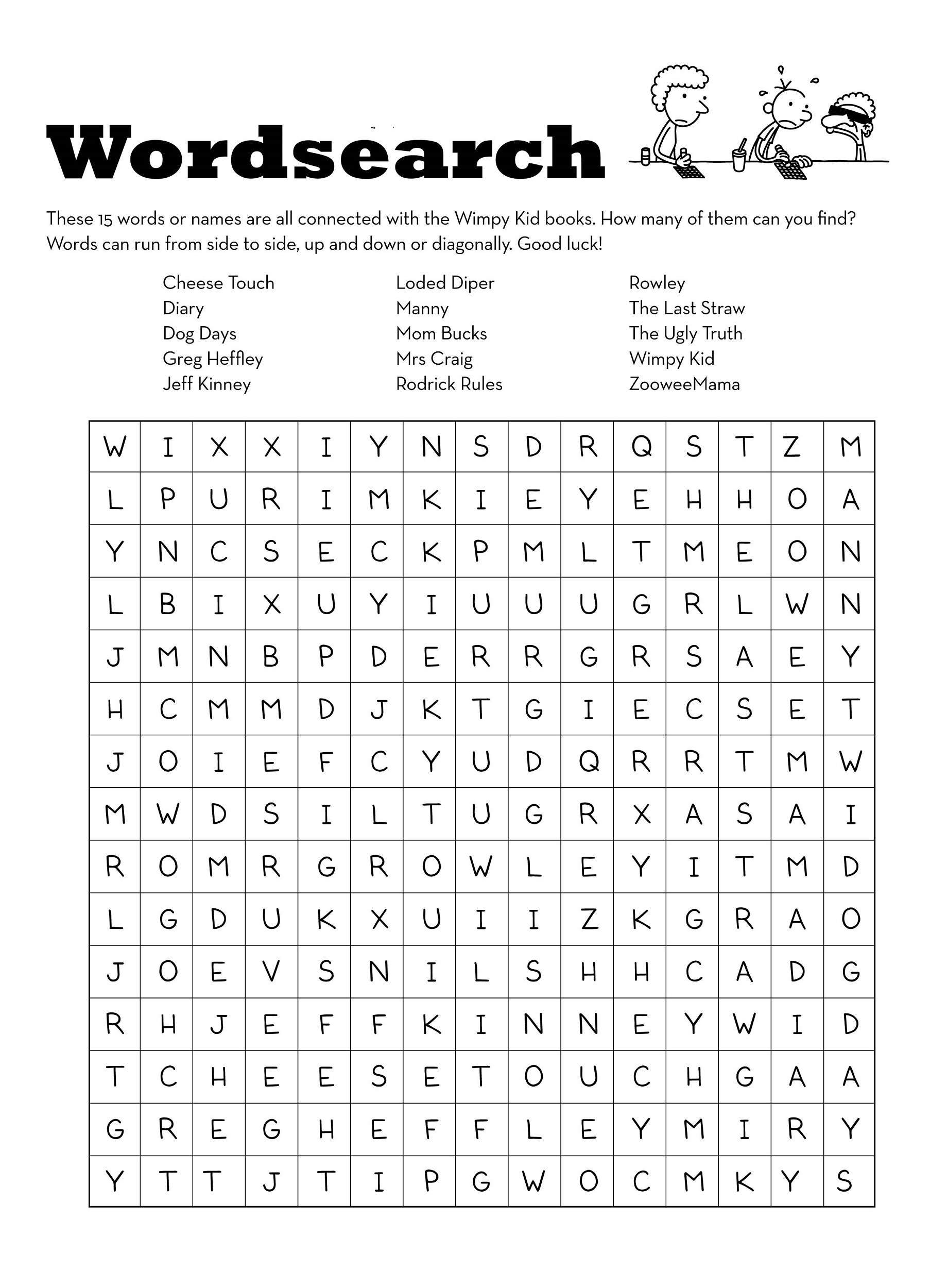 free printable word searches activity shelter - advanced word search ...