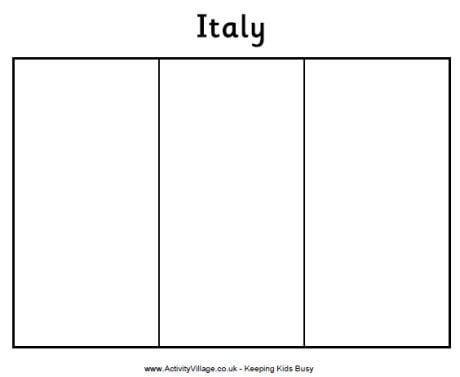 Italian Flag Coloring Sheet In Coloring Sheets Italian Flag | My XXX ...