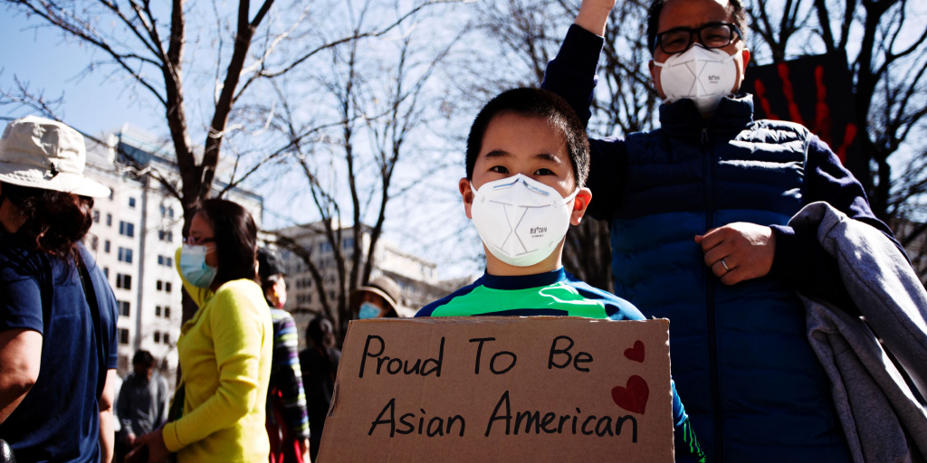 Child at AAPI Pride Parade