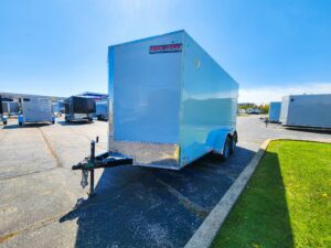 7'x14' Discovery Cargo Trailer white