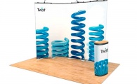 Twist Display Stand 4-Panel Kit