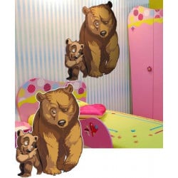 STICKER FRERE DES OURS (DA0024)