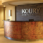 Patina Onyx NuMetal Copper Laminate at Koury Corporation