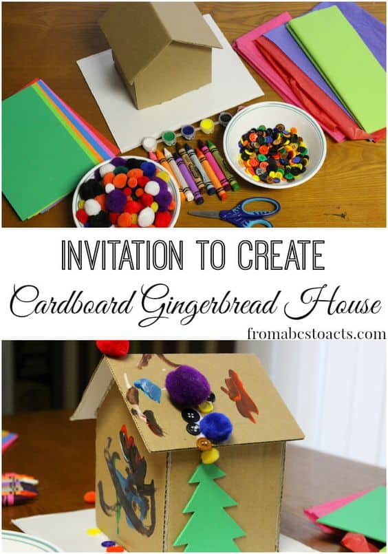 gingerbread-cardboard-house