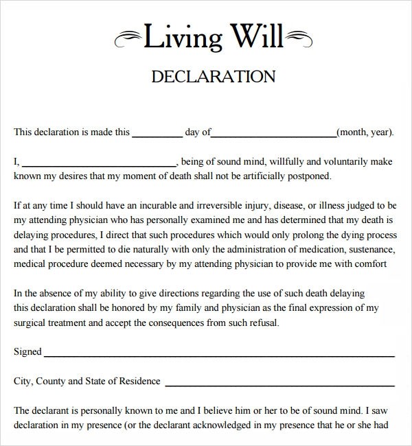 Printable Free Will Template Nz - Printable Templates