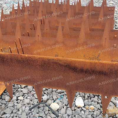 Unique Corten Steel Garden Edging for City Garden Landscaping