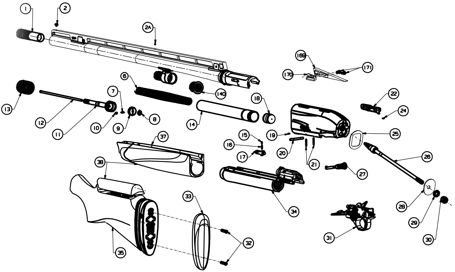 A400 Xcel Multitarget Shotgun Spares Gun Spares | Free Hot Nude Porn ...