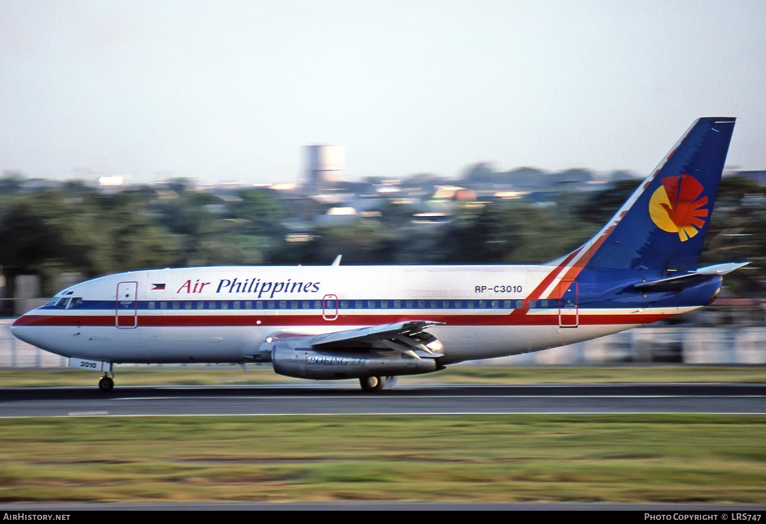 Aircraft Photo of RP-C3010 | Boeing 737-2H4/Adv | Air Philippines | AirHistory.net #272400