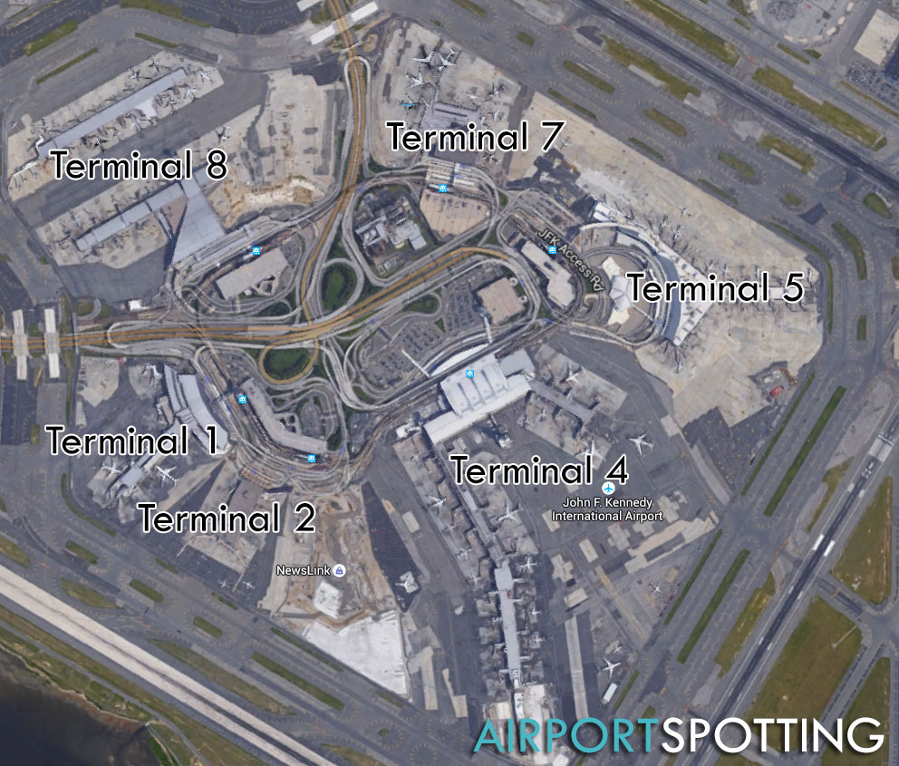 Jfk Airport Building Map - Map France Belgium Germany