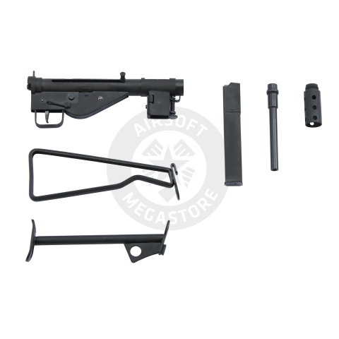 WELL -  STEN MKII Submachine Gun Miniature Model 1:3 Scale Replica - (Color: Black)