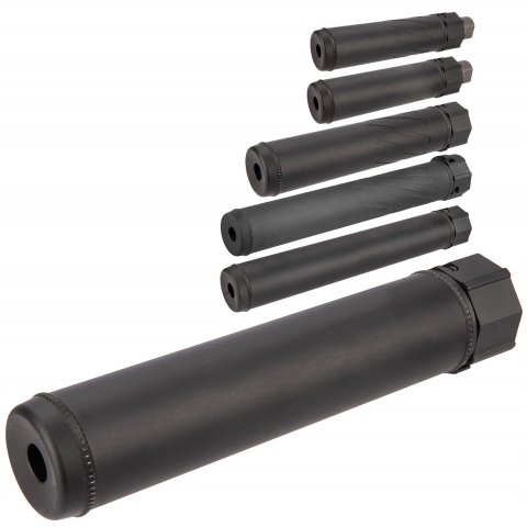 5KU SOCOM Series QD Mock Suppressor w/ Flash Hider [14mm CCW] - BLACK