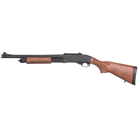 Golden Eagle M870 3/6-Shot Pump Action Gas Airsoft Shotgun - WOOD