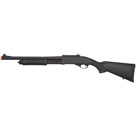 Golden Eagle M870 3/6-Shot Pump Action Gas Airsoft Shotgun - BLACK