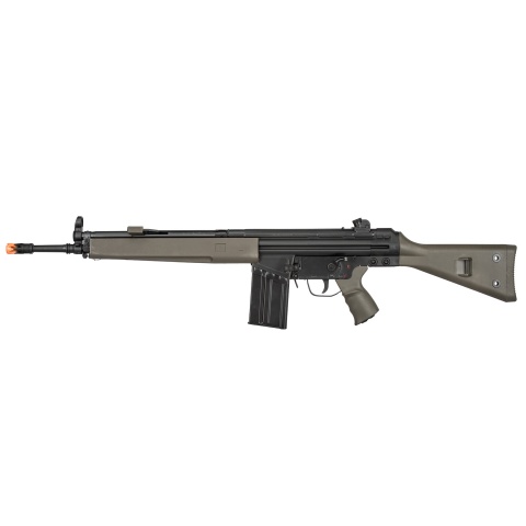 LCT LC-3A3 Full Size AEG Airsoft Rifle with Wide Handguard (Color: Black & OD Green)