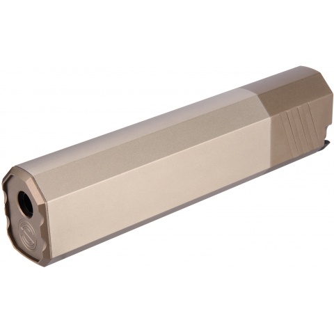 SilencerCo Airsoft Osprey Mock Suppressor 9mm 14mm CW - DARK EARTH