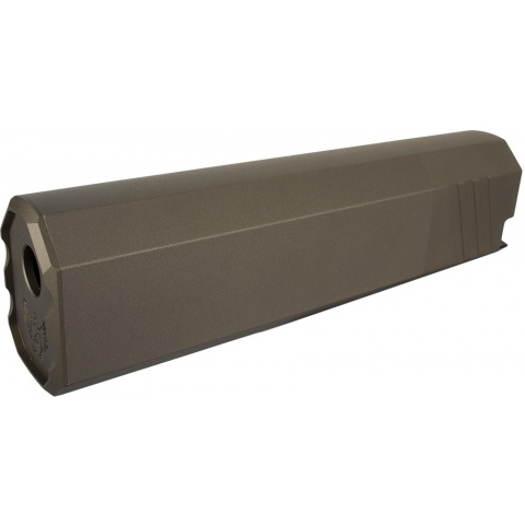 SilencerCo Airsoft Osprey Mock Suppressor 45-K 14mm CCW - DARK EARTH