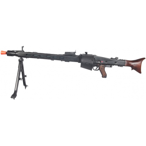 AGM Full Metal MG42 World War II Airsoft AEG Machine Gun - REAL WOOD