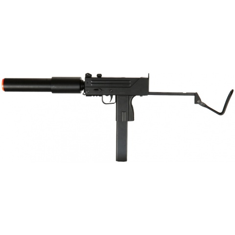 Double Eagle Airsoft M807 SMG AEG w/ Barrel Extension Folding Stock