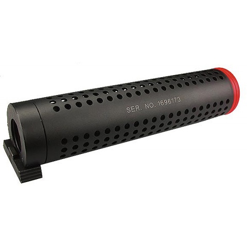 ICS MA-18A Airsoft Barrel Extensions - BLACKw/Orange tip