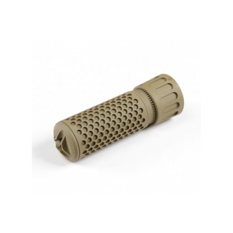 Knights Armament Airsoft 556 QDC Mock Suppressor CW - TAN