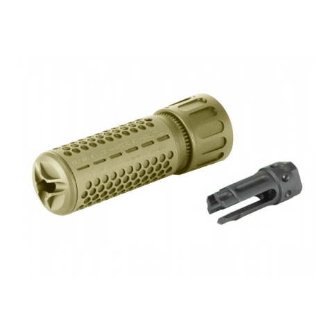 Knights Armament Airsoft Aluminum Barrel Extension CCW -TAN