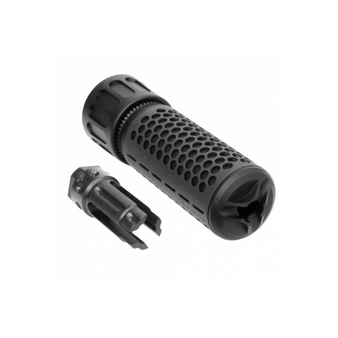 Knights Armament Airsoft Aluminum Barrel Extension CW - BLACK