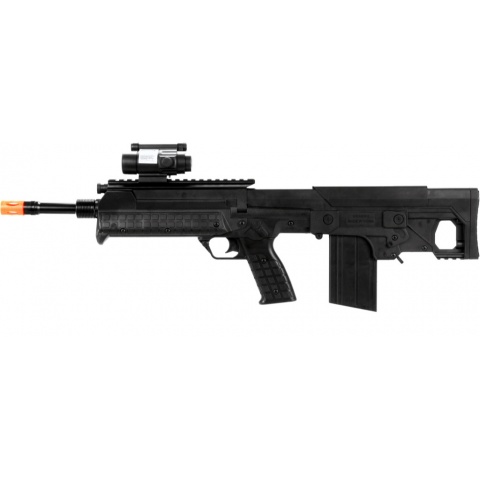 UK Arms P1389F Bullpup Airsoft Spring Rifle w/ Flashlight - BLACK