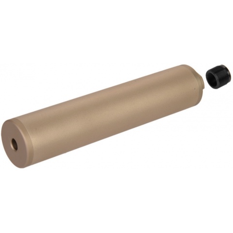 UK Arms Octane-I F38X190.5mm Mock Suppressor - DARK EARTH