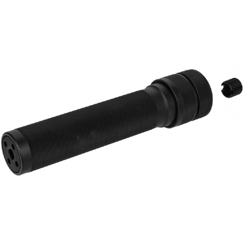 AMA Airsoft 14mm CCW AEG Silencer - BLACK