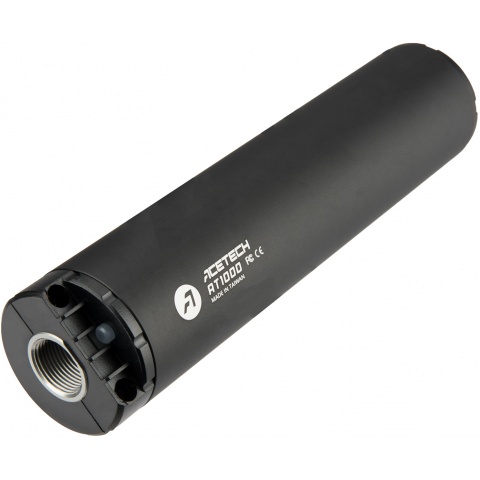 AceTech AT1000 Tracer Unit Barrel Extension Mock Suppressor (Color: Black)