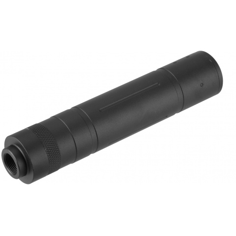 Lancer Tactical 155mm Aluminum Slot-Cut Mock Suppressor - BLACK