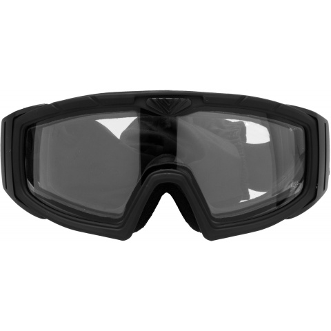 Lancer Tactical Rage Protective Black Airsoft Goggles - SMOKE/YELLOW/CLEAR LENS