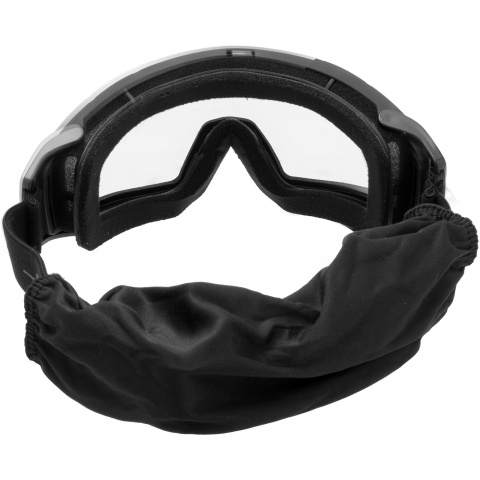 Lancer Tactical Rage Protective Black Airsoft Goggles - SMOKE/YELLOW/CLEAR LENS