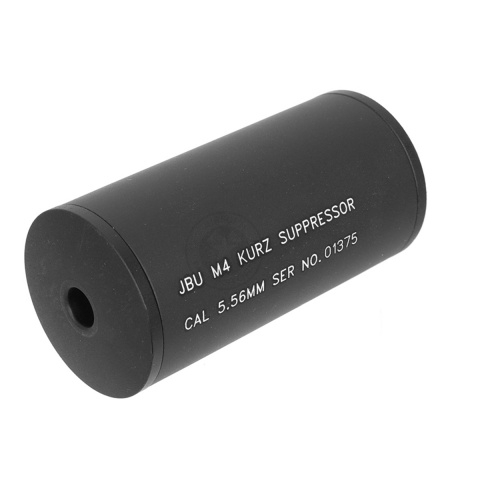 JBU Airsoft Full Metal M4 KURZ Stubby Mock Suppressor - 14mm CCW