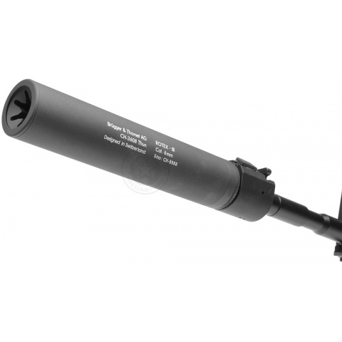 ASG B&T Rotex III A Airsoft Mock Suppressor Barrel Extension - GRAY