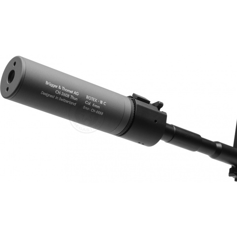 ASG B&T Rotex III C Airsoft Mock Suppressor Barrel Extension - GRAY