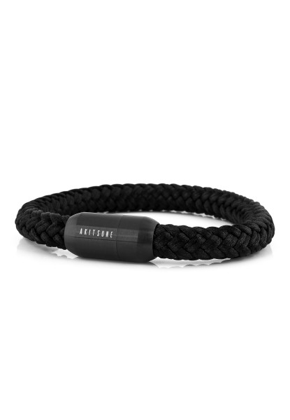 Portus Nautical Rope Bracelet Matte Black - Black - Akitsune Premium ...