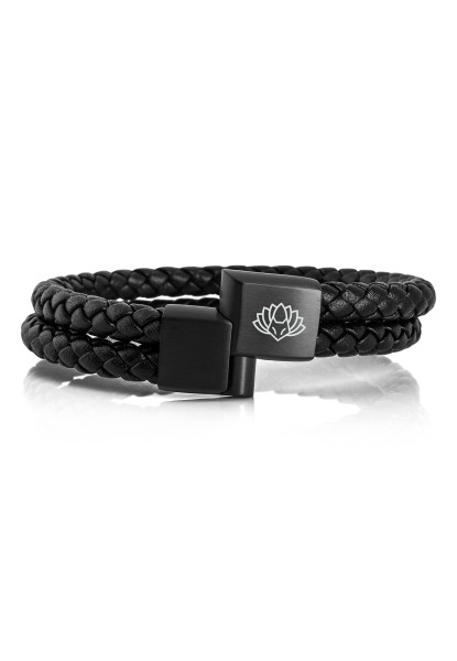 Simplicitas Bracelet Matte Black - Black - Akitsune Premium Jewelry ...