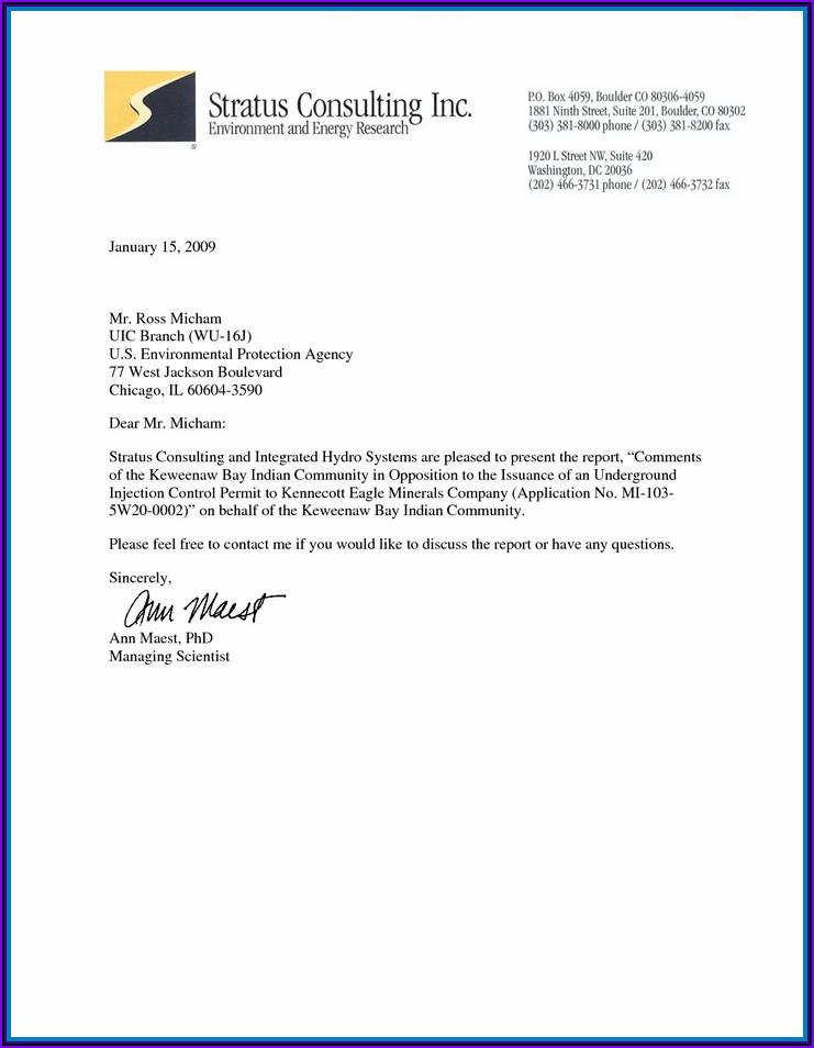 Microsoft Word Business Letter Template